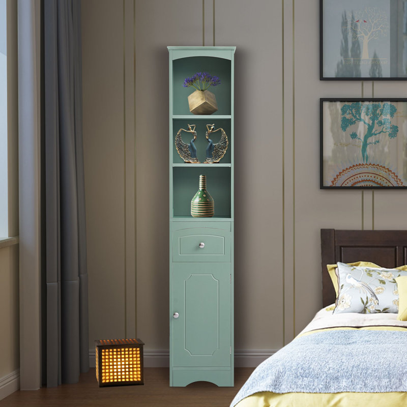 Winston Porter Gulshat 13.4" W x 66.9" H FreeStanding Bathroom